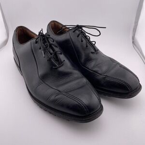 FootJoy Mens Black Leather Spikeless Lace Up‎ Dress Shoes Golf Oxfords Size 12 W